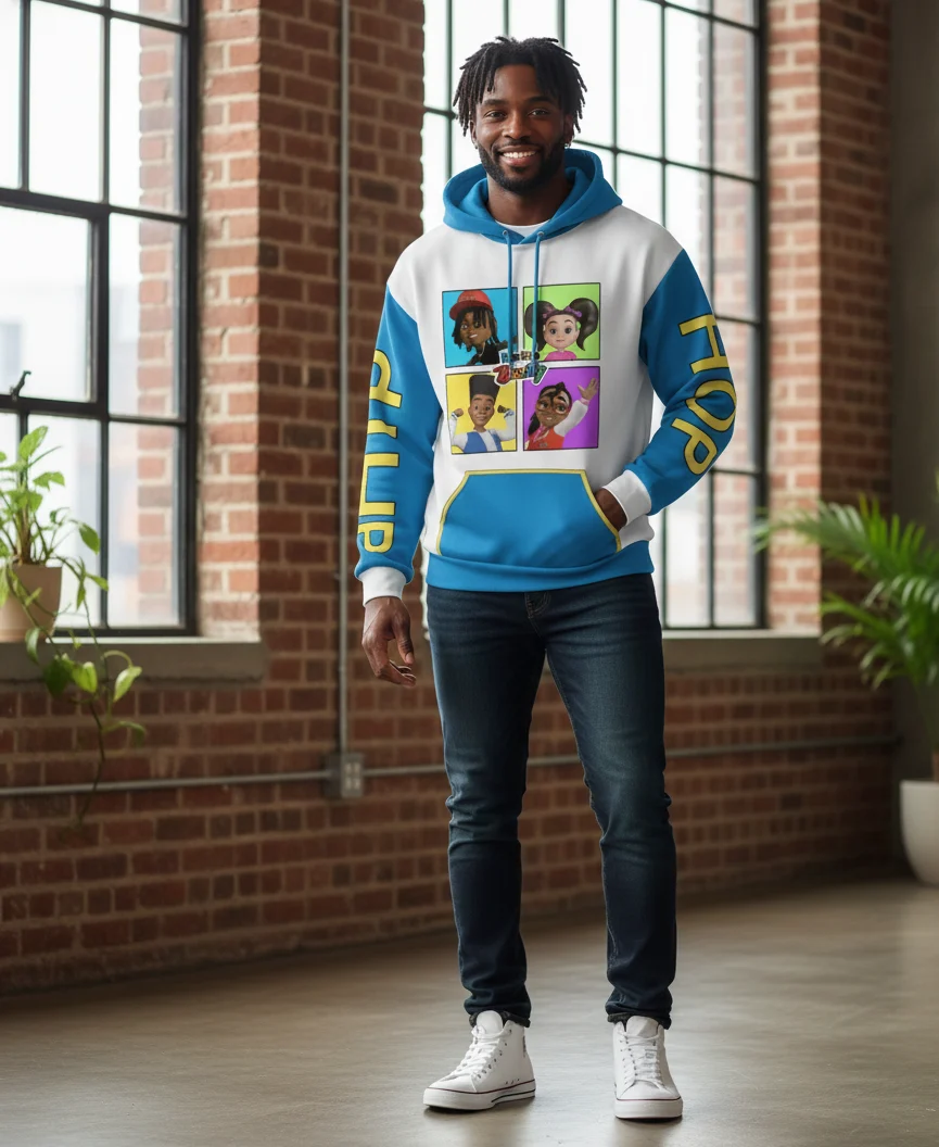 Printed hoodie