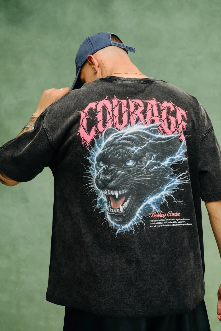 Men's oversized printed T-shirt